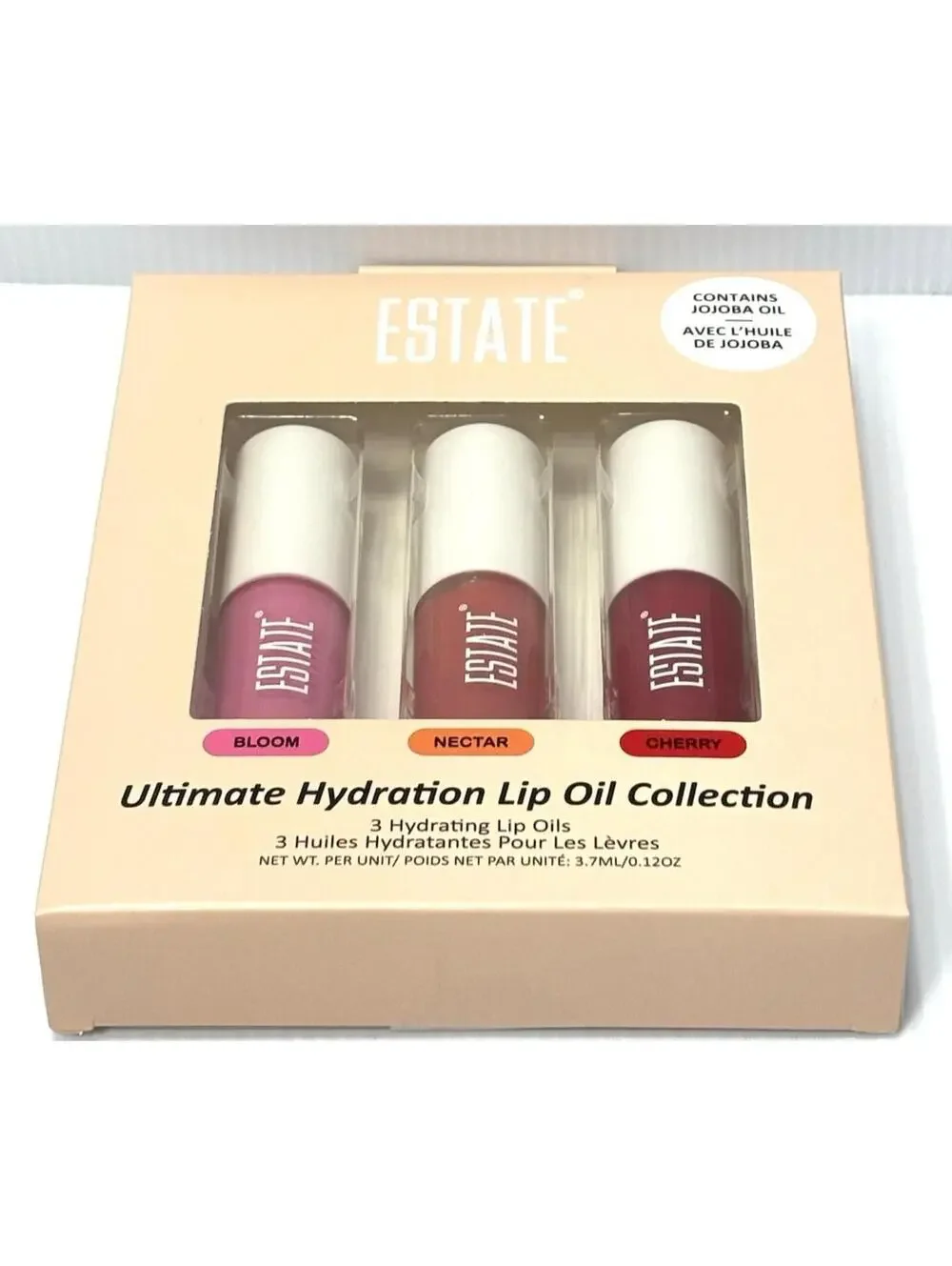 Estate Cosmetics Ultimate Hydration Lip Oil Collection - 3 Piece Set - New!
